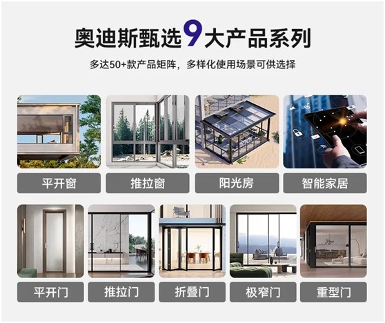 奧迪斯門窗定制：打破同質(zhì)化，更自由，更個性