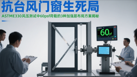 抗臺風(fēng)中國品牌門窗生死局：ASTME330風(fēng)壓測試中60psf荷載的3種加強(qiáng)筋布局方案揭秘