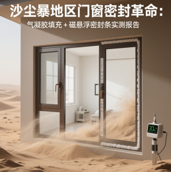 沙塵暴地區(qū)門窗品牌密封革命：氣凝膠填充+磁懸浮密封條實測報告